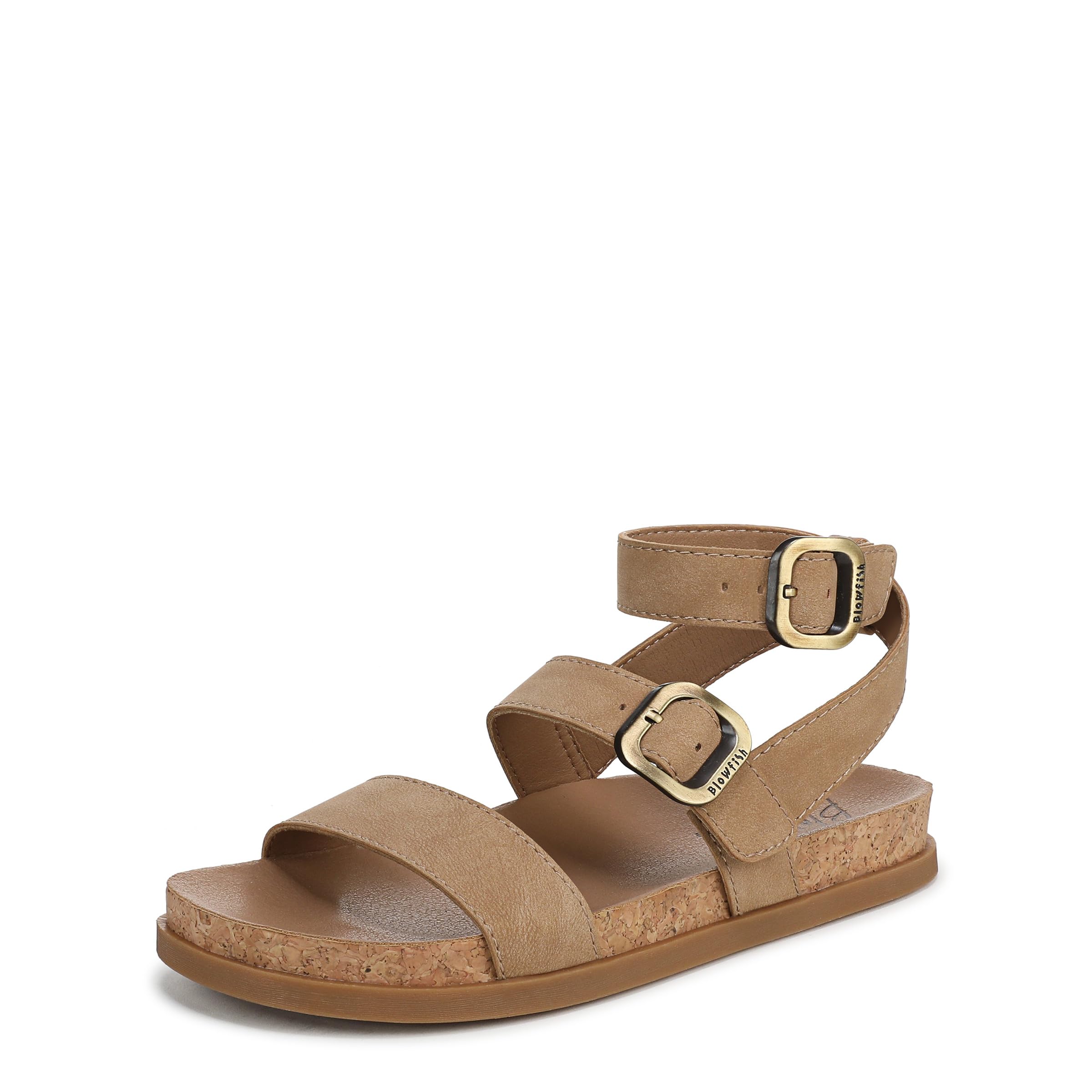 Blowfish Malibu Women's Lawson Flat Sandals, Sand, Medium Fit, UK 6