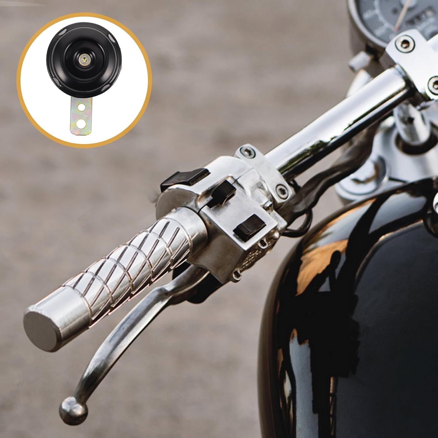 Universal Motorcycle Horn Metal Waterproof Electric Horn for Scooter Atv