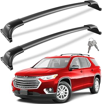 Wonderdriver Roof Rack Cross Bars for Chevy Chevrolet Traverse 2018-2021