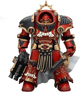 Pipigirl JoyToy GW 30K Genuine License 1:18 Action Figure, Blood Angels Legion Praetor in Tartaros Terminator Armour, 5.11 inch Collectible Action Figures Kits