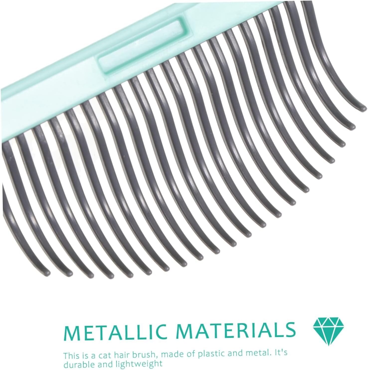 POLGDW Cat Brush Dog Comb for Matted Hair Cat Stripping Tool Dog Hair Brush Long Hair Cat Comb Cat Grooming Comb Cat Dog Comb Cat Hair Brush Cat Glove Comb Alloy Massage Cleaning Comb