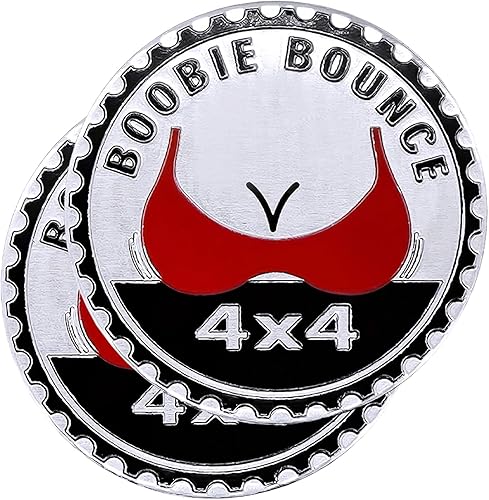 Miniatura 106 de 2 PCS Freedom Badge Rated Car Emblem, 4 x 4 Metal Automotive Badge, 3D Round Metal Car Badges Emblems, Car Badge Decals Stickers Compatible with