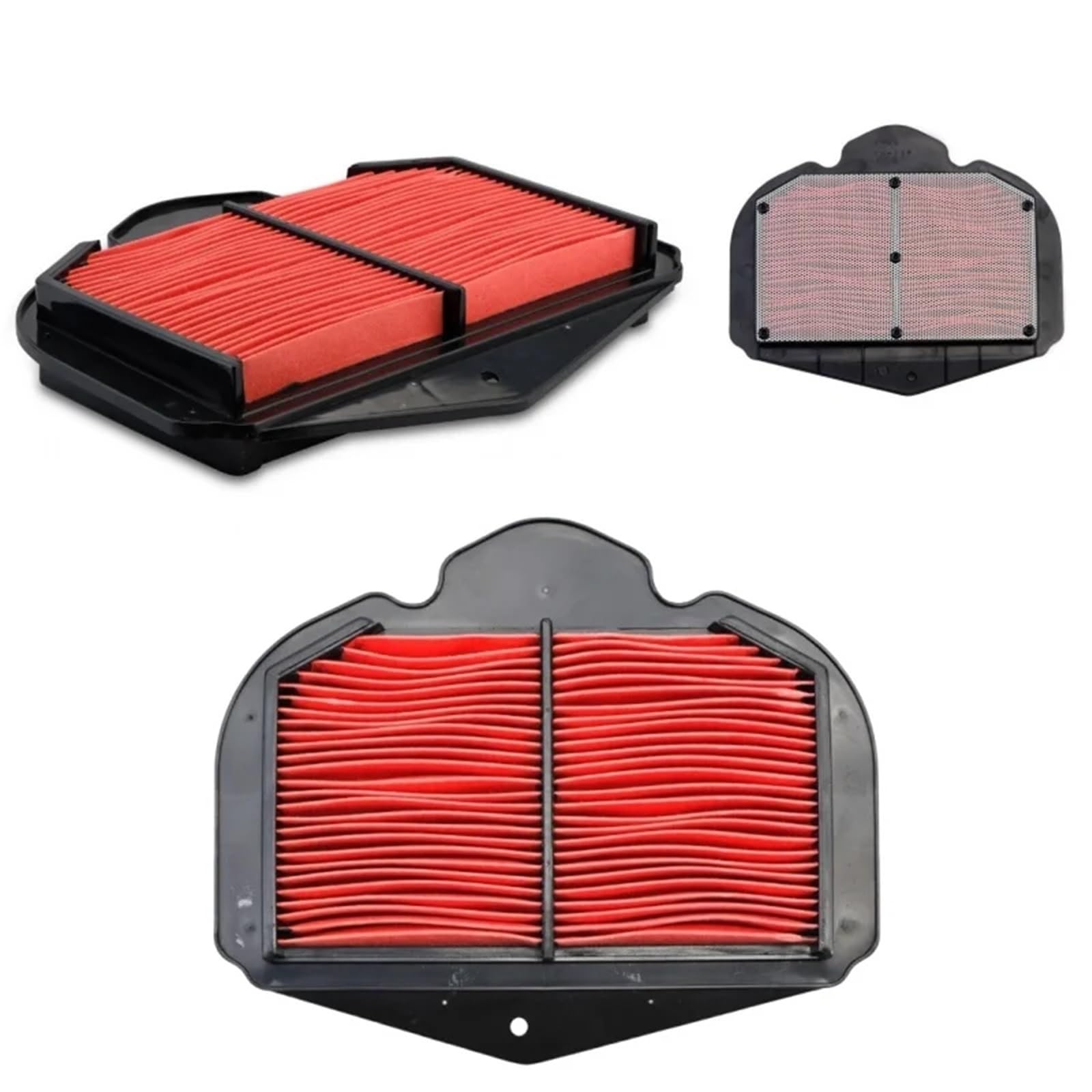 Bordo silicone alta temperatura‌ Filtro aria di aspirazione per moto, adatto per Yamaha XT1200Z XTZ1200 2010-2021, pulitore dell'elemento filtrante dell'aria.