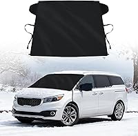 Vista 19 de Cubierta de parabrisas para hielo y nieve para Jeep Grand Cherokee 2011-2024, cubierta de nieve para parabrisas, protector de heladas, granizo