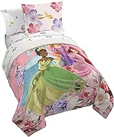Vista 22 de Disney Frozen 2 Forest Spirit - Juego de cama completo de 7 piezas - Incluye edredón reversible y juego de sábanas - La ropa de cama presenta a Elsa