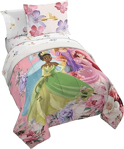 Miniatura 22 de Disney Frozen 2 Forest Spirit - Juego de cama completo de 7 piezas - Incluye edredón reversible y juego de sábanas - La ropa de cama presenta a Elsa