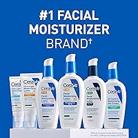 Vista 7 de CeraVe AM Loción hidratante facial con SPF 30, hidratante facial sin aceite con SPF, formulado con ácido hialurónico, niacinamida y ceramidas,