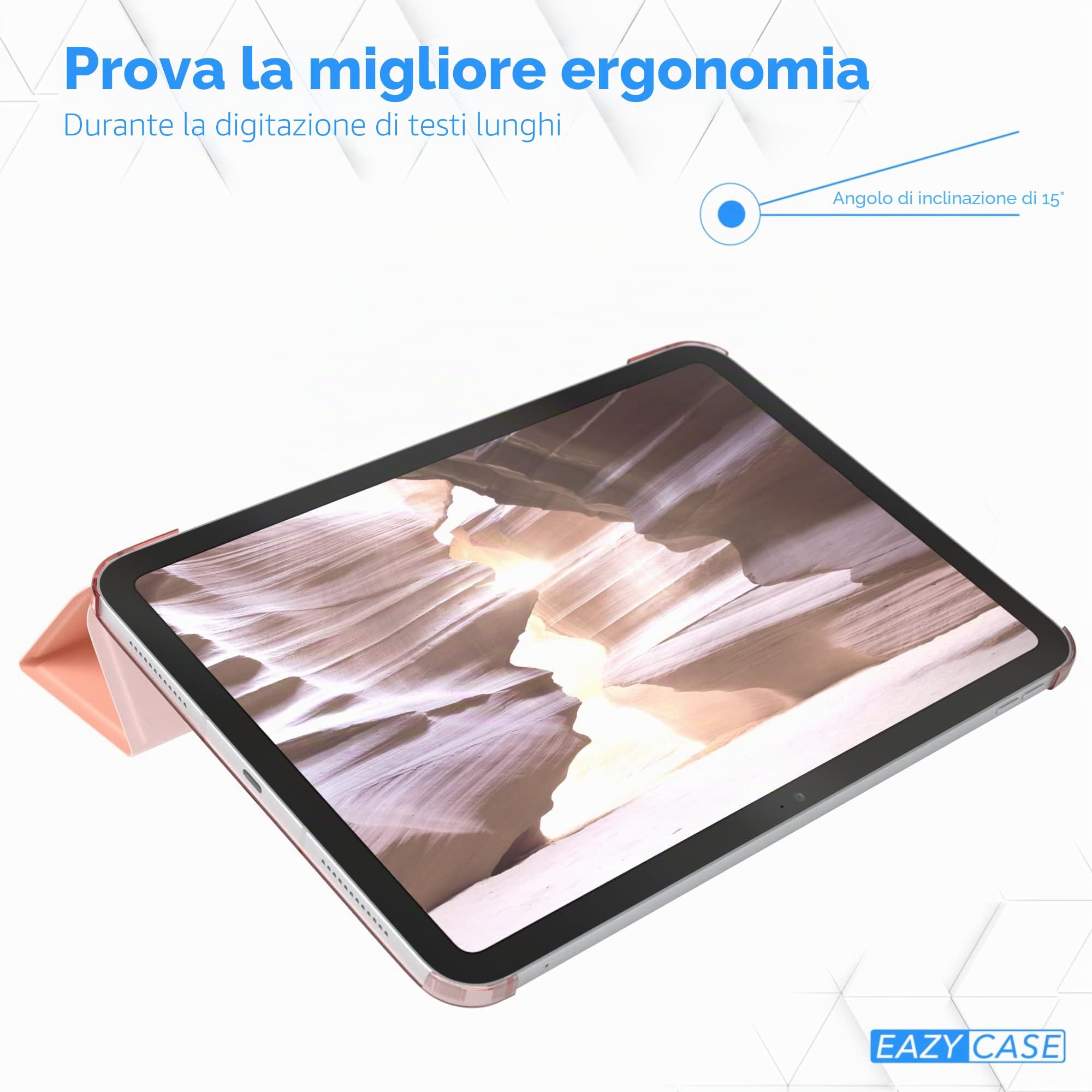 Custodia EAZY CASE Rotation Per IPad 11” 2025 (A16) – Antiurto, Con Stand E Supporto Magnetico