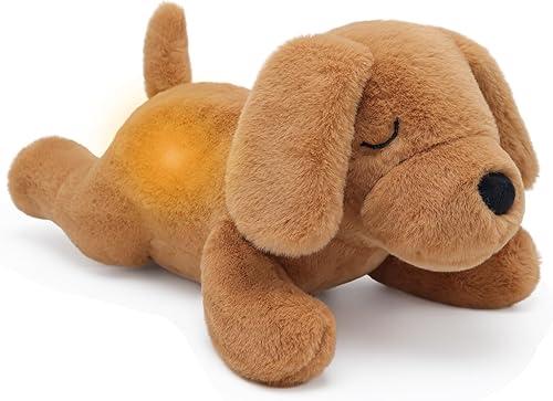 Vista 52 de IUTOYYE Capybara - Animal de peluche con luces musicales para respirar, movimiento, alivio de la ansiedad, regalo relajante para dormir, compañero