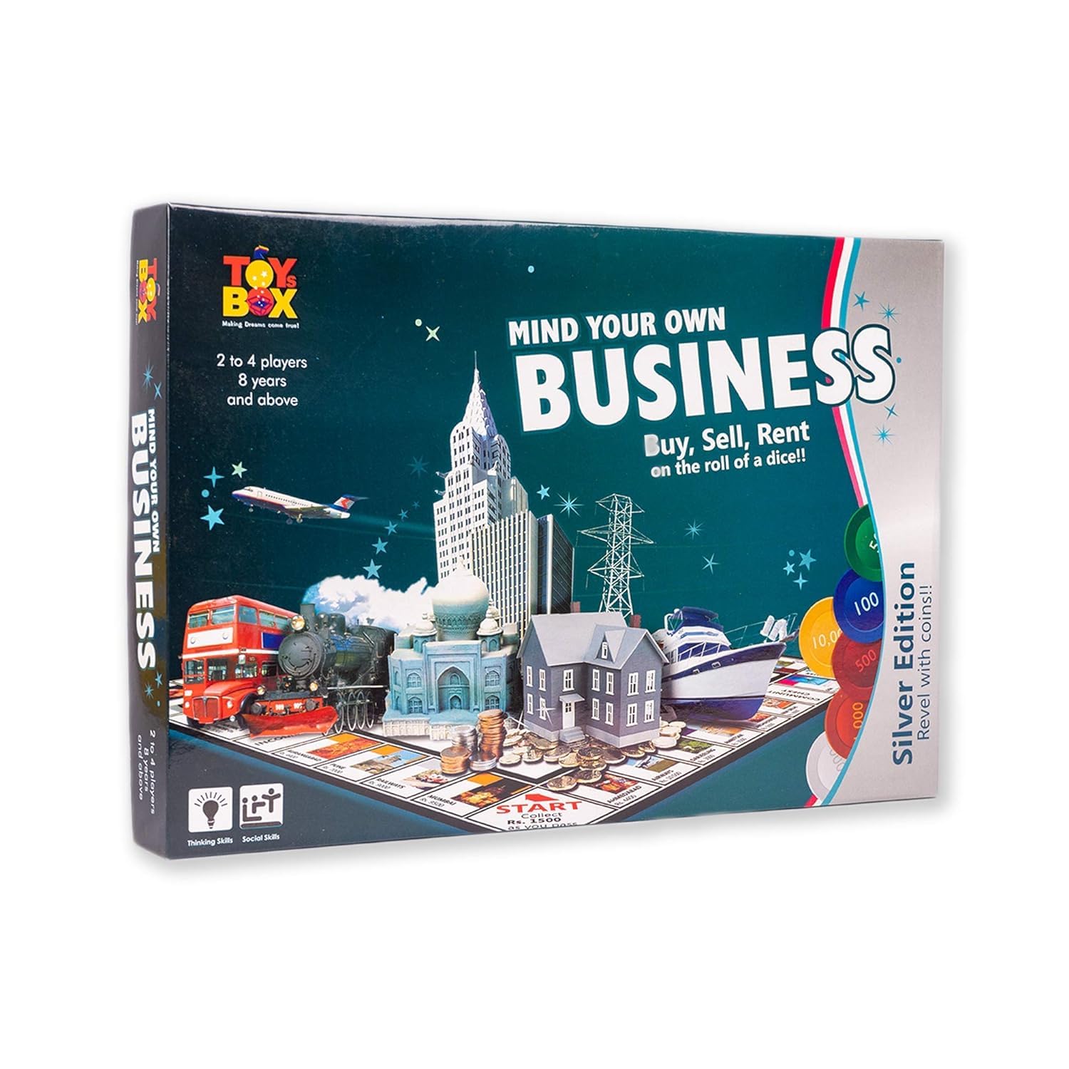Kidziit Mind Your Own Business (Silver - Coin) (B0CNZ3KSV5) Amazon Price History, Amazon Price Tracker