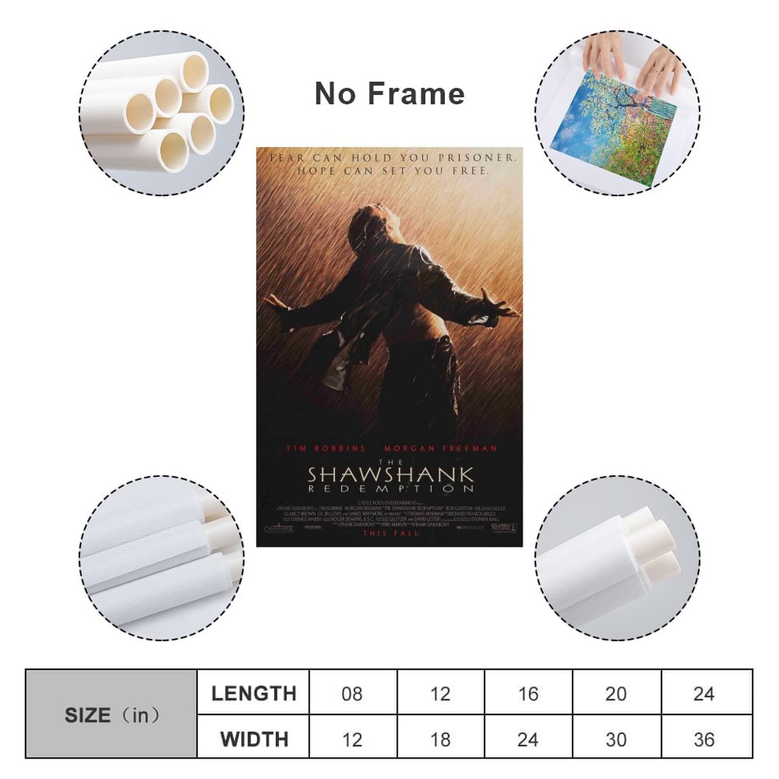 Amazon.co.jp: 映画ポスター、空を見せる映画 The Shawshank