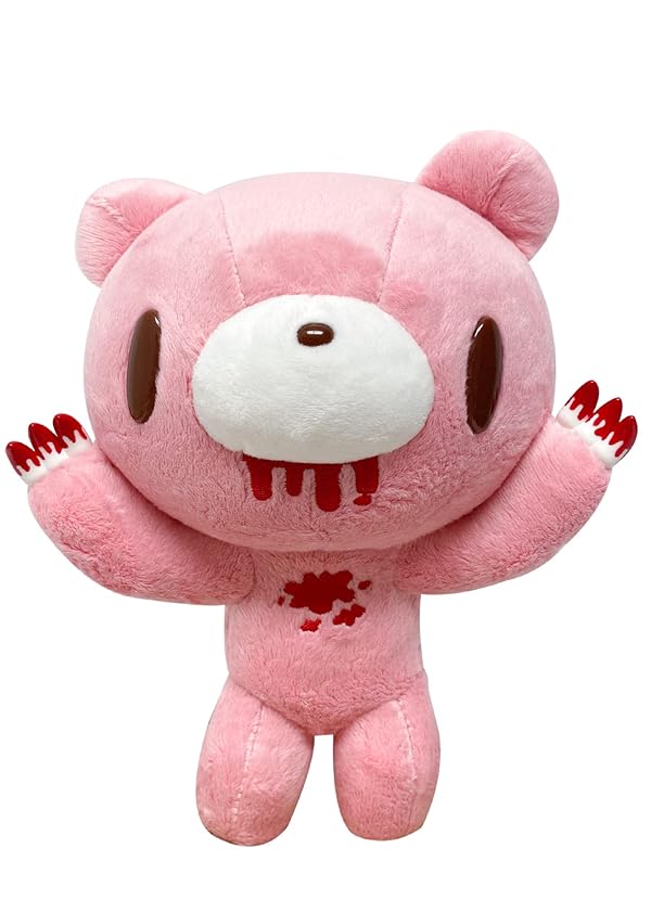 Gloomy Bear and Gloomy - Gloomy Bear Arms Up Plush 8" H by Great Eastern Entertainment - Used condition - US$16.62