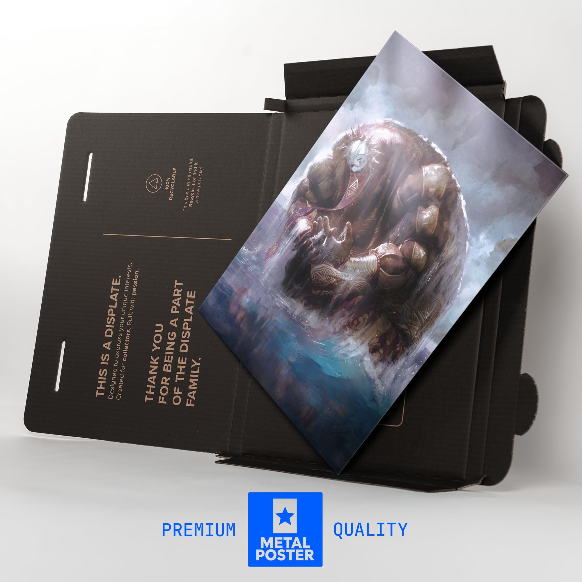 Displate Officiel Clair Obscur: Expedition 33 Poster - Sciel and Esquie's friendship becomes unbreakable - Métallique Fixation Magnétique Licence Officielle Affiche de Haute Qualité 45 cm x 32 cm