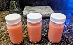 Customer review image for Juice Shot Bottles Glass 2 oz Set Wide Mouth for Juicing Storage Liquid
