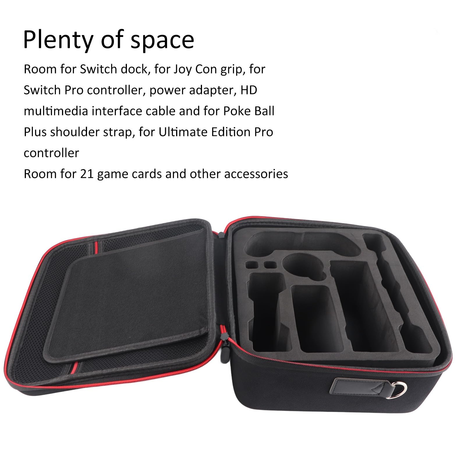 Para El Estuche De Transporte Del Interruptor, Carcasas Duras Protectoras Portátiles, Consolas De Juegos Que Llevan Todos Los Accesorios Bolsa De Almacenamiento De Consolas De Juegos Con Correa Para E