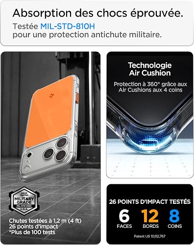 Spigen Ultra Hybrid T MagFit Coque pour iPhone 18 Pro Max / 17 Pro Max - 6