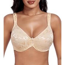 DotVol Womens Underwire Minimizer Comfortable Full Coverage Everyday Bra with Non Padded