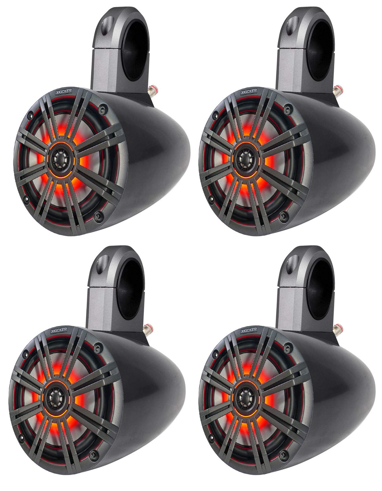 (4) KICKER 43KM654LCW 6.5