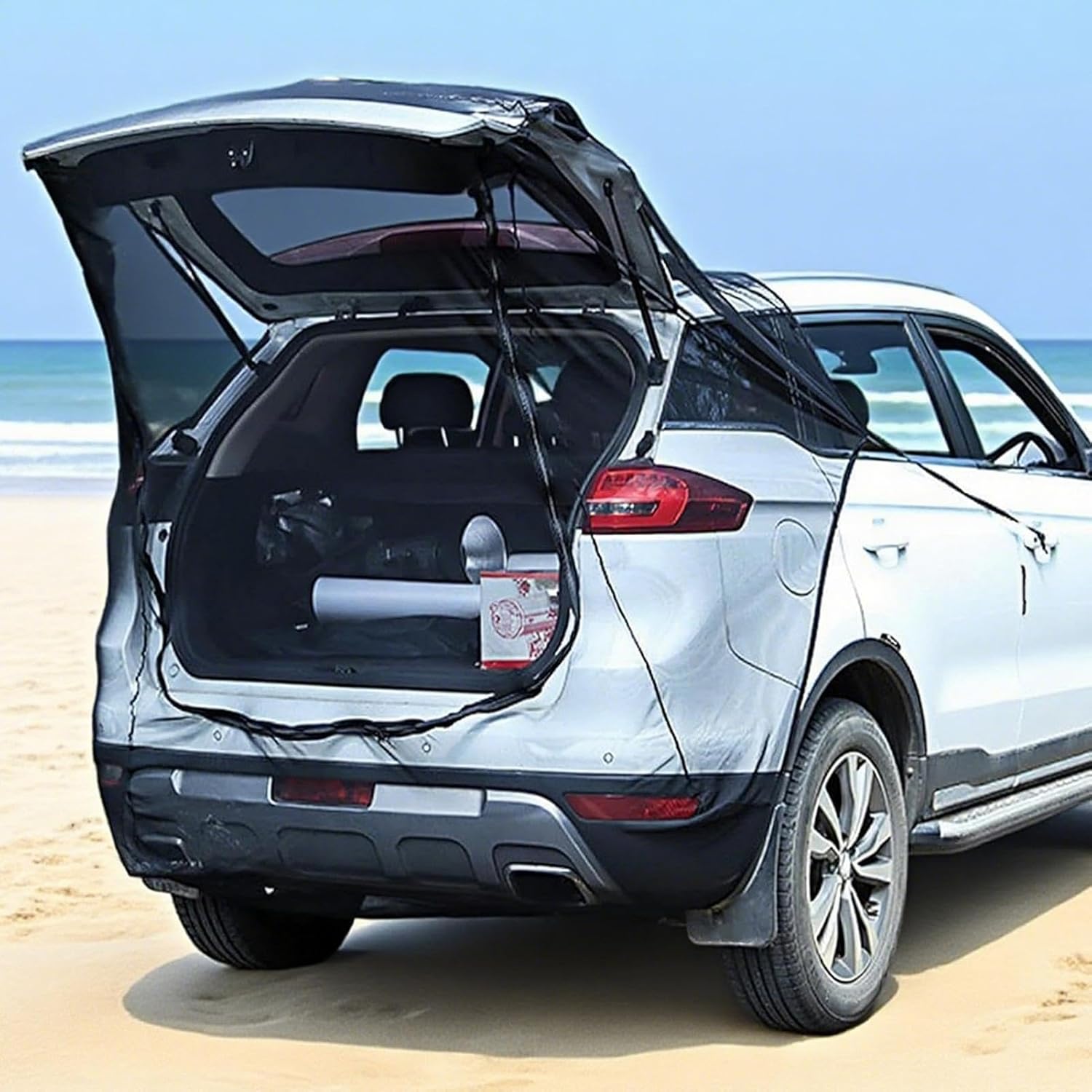 Tailgate Tent for SUV Anti-Gnat Mesh Sunshade