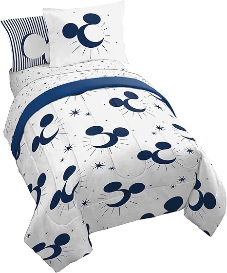 Amazon.com: Jay Franco Disney Mickey Mouse Twin Comforter Set - 5 Piece ...