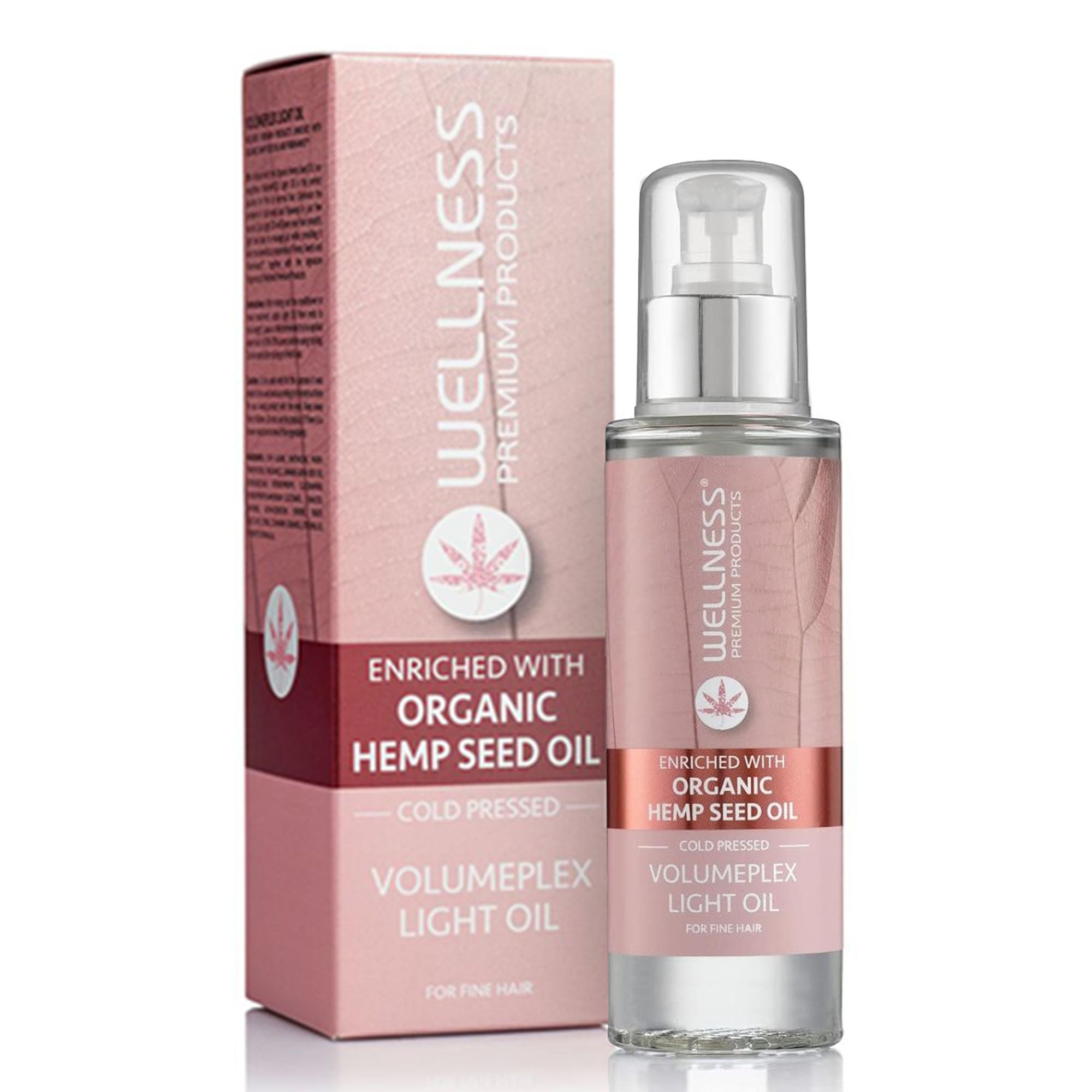 Wellness Hemp VolumePlex Lekki Nawilżający Olejek Do Włosów Cienkich 100ml