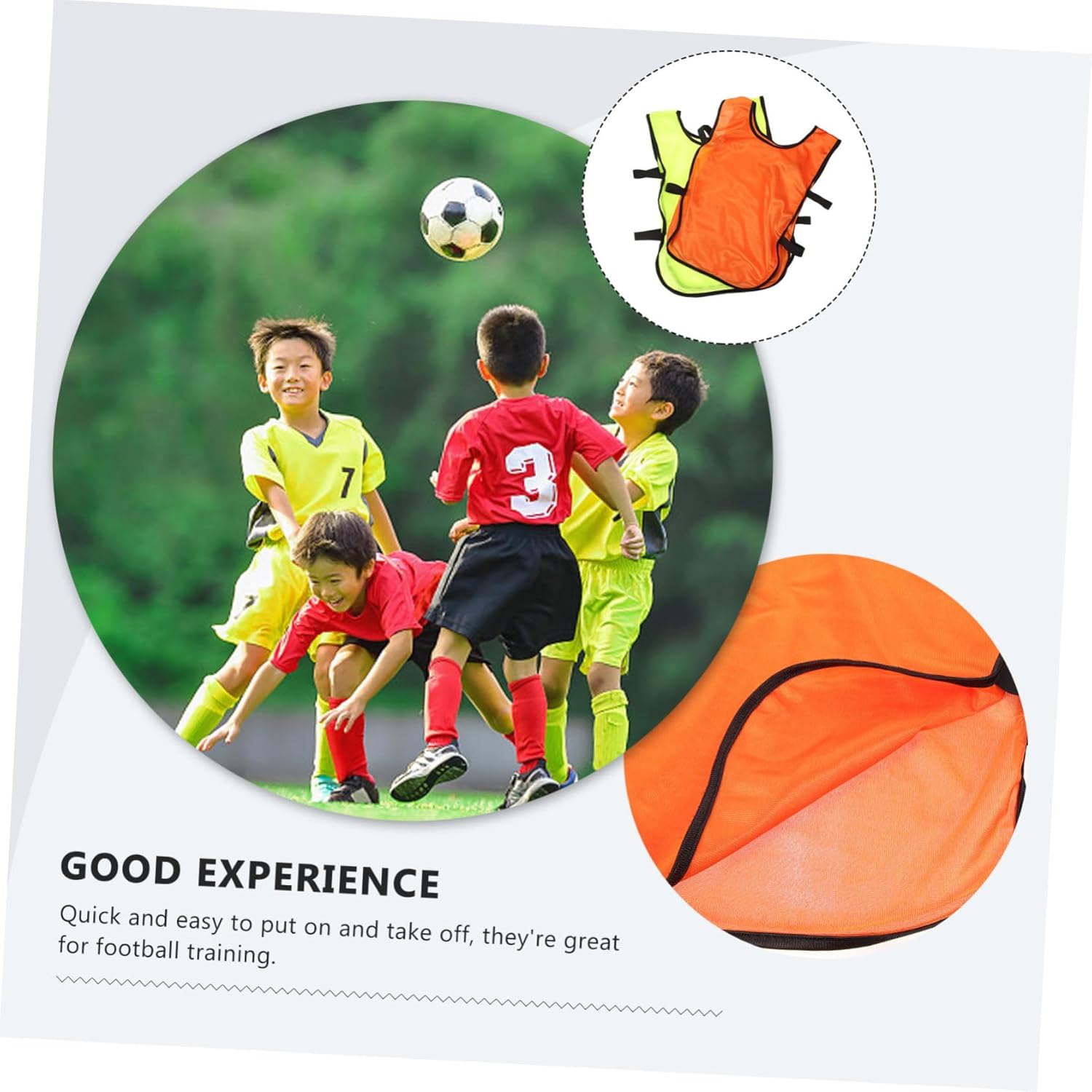 12pcs Reusable Basketball and Soccer Training Vests Quick-drying Pinnies for Youth and Adults Lightweight Breathable Sports Jerseys Fluorescent