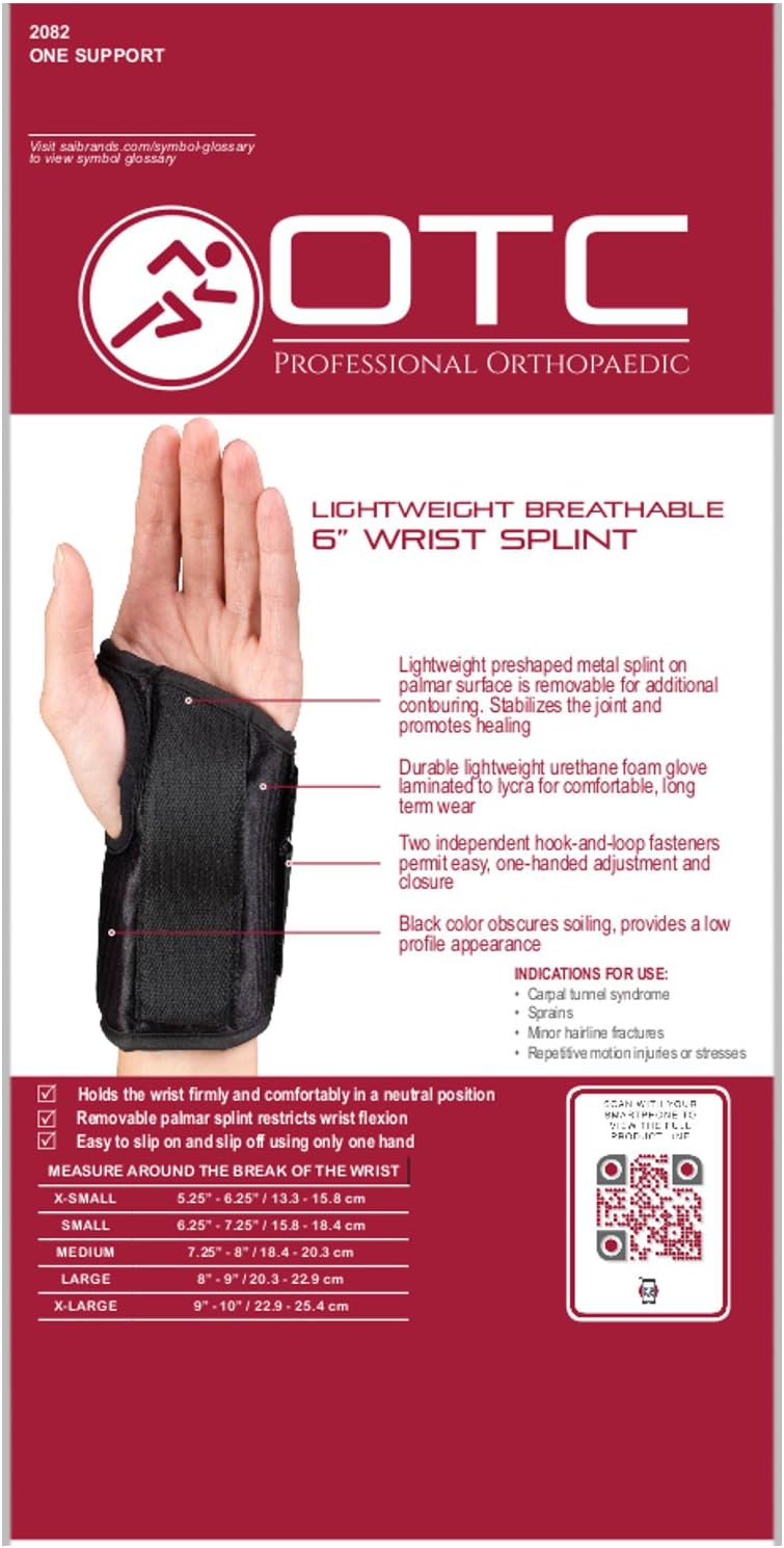 Up To 40% OFF OTC Wrist Splint, Petite or Youth Size Support Brace, Medium, 6 Inch (Left Hand) Super Big Clearance! OTC Wrist Splint, Petite or Youth Size Support Brace, Medium, 6 Inch (Left Hand)