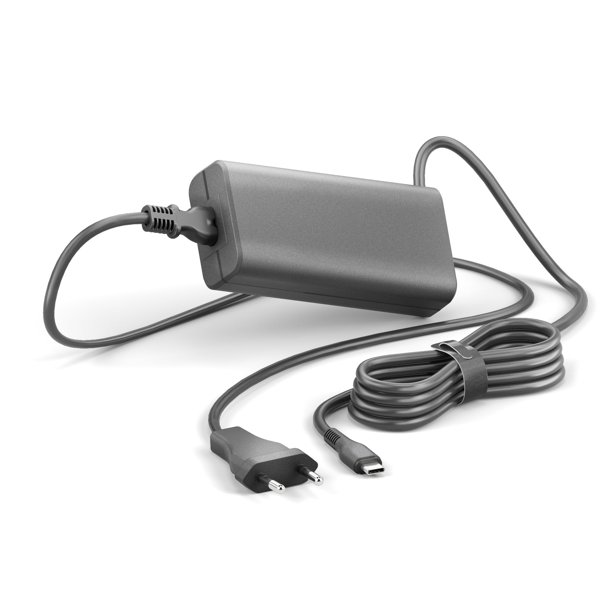 Vuelogic Adaptateur Secteur USB-C 65W, Chargeur Rapide PD, Technologie GaN, Chargeur pour Ordinateur Portable et appareils Mobiles, Noir