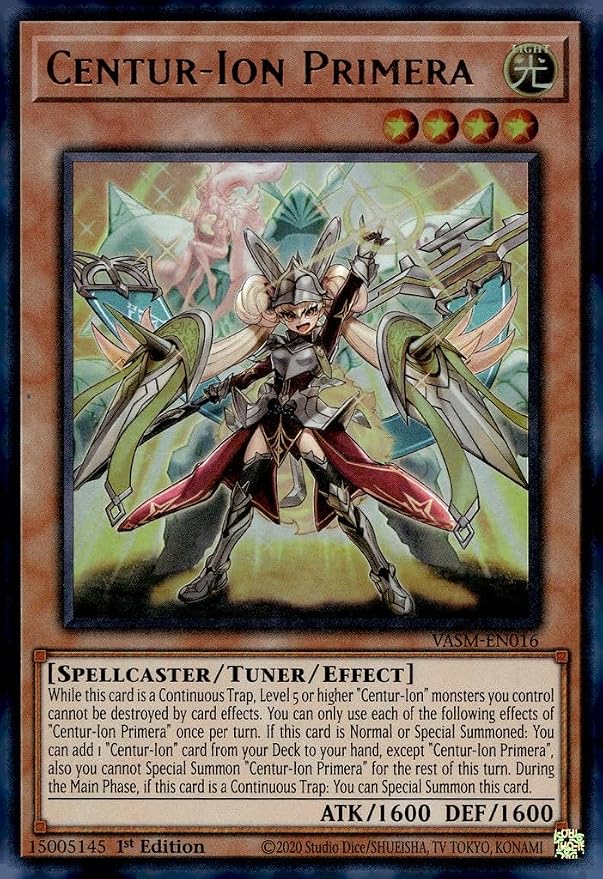 Amazon.com: Centur-Ion Primera - VASM-EN016 - Ultra Rare - 1st Edition ...