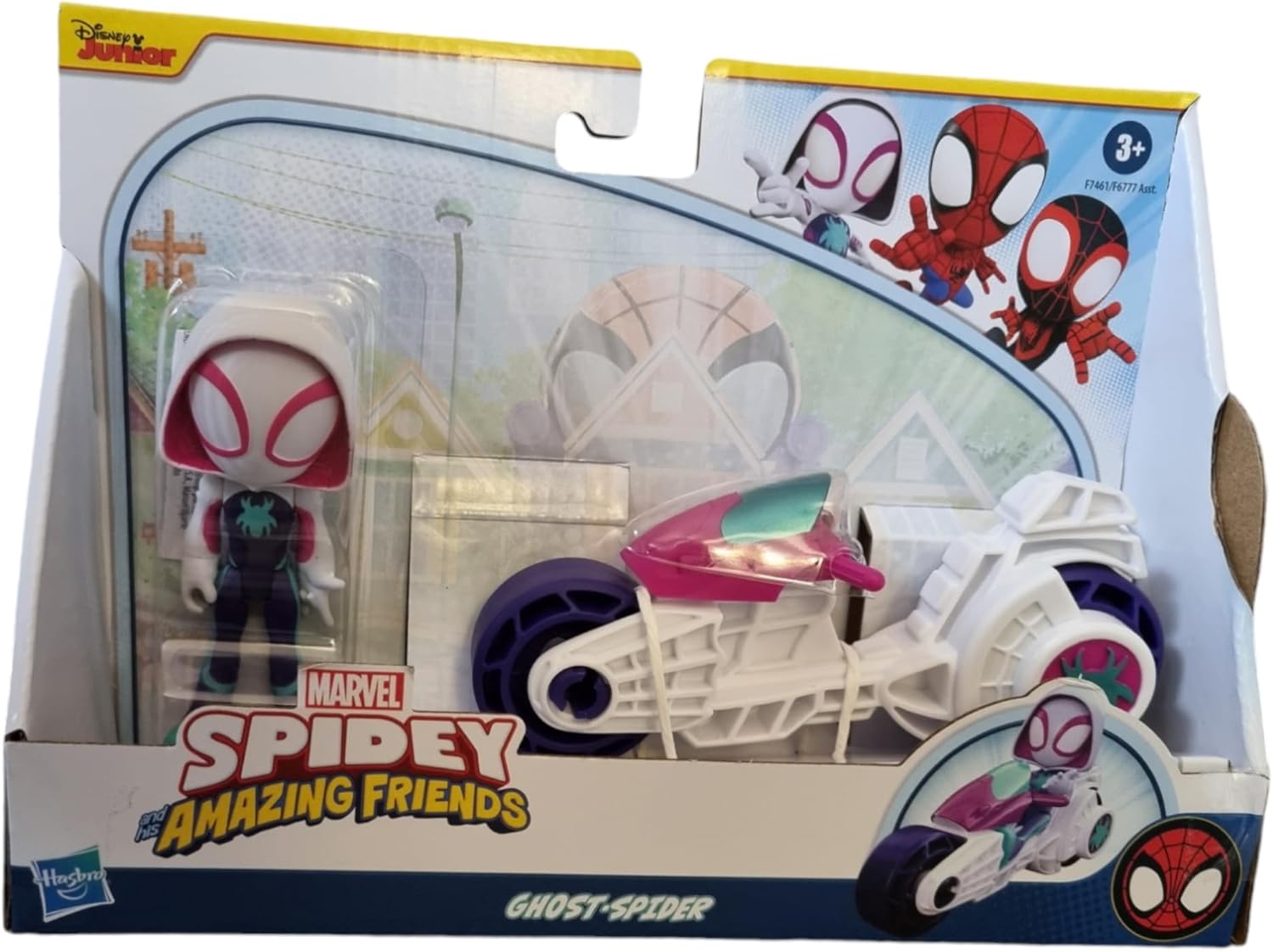 Hasbro Spidey and hes amazing friends - Ghost Spidey and Motorcycle