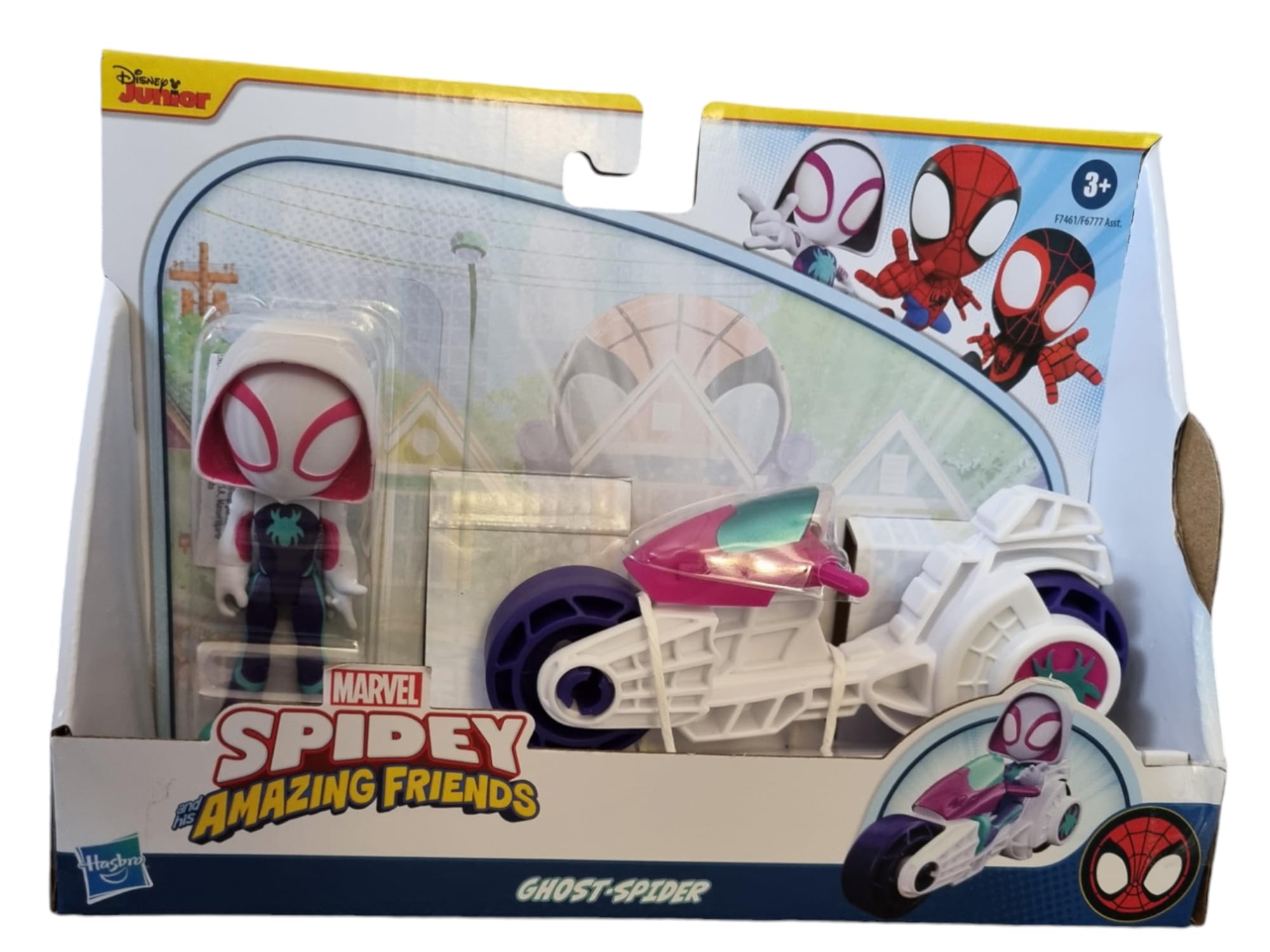 Hasbro Spidey and Hes Amazing Friends - Ghost Spidey i motocykl