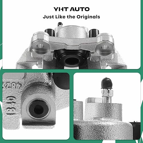 Miniatura 9 de YHTAUTO Pinzas de freno de disco laterales traseras con soporte de repuesto para Jeep Grand Cherokee WJ Series 1999 2000 2001 2002 2003 2004, L6