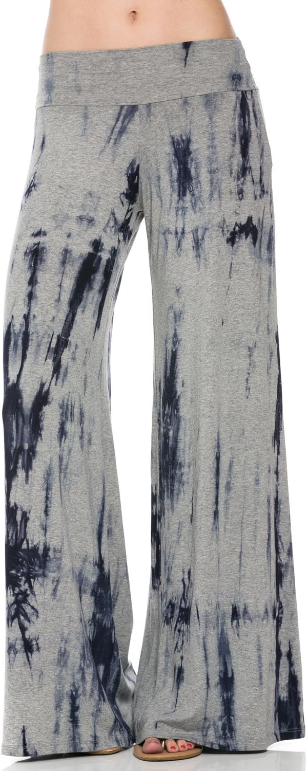 Frumos Womens Long Pants Wide Leg Palazzo Pants For Women