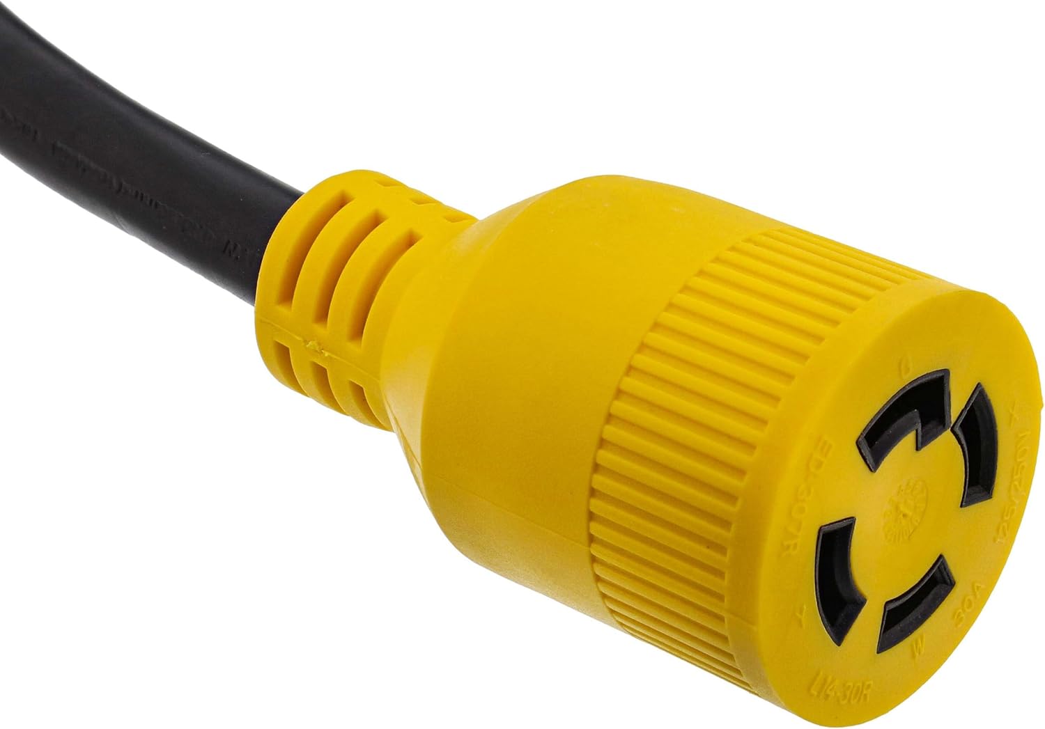 Dumble 30 AMP RV Power Cord for Generator & Transfer Switch 10ft Long Reach 30A Power Cable Camper Power Extension