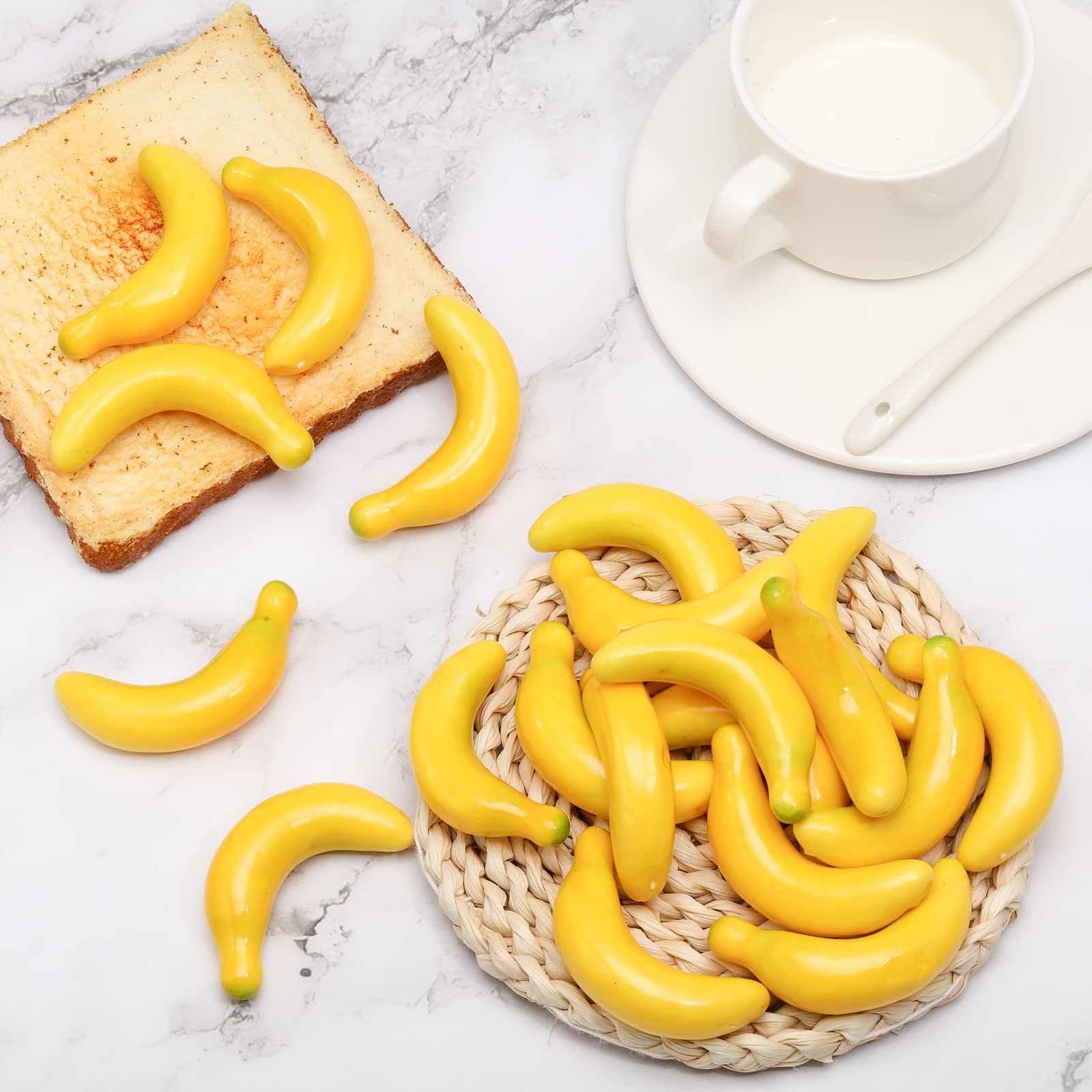 35 Miniatur-Bananen Im Maßstab 1:12 – Für Puppenhäuser, Feengärten & Mini-Dekoration