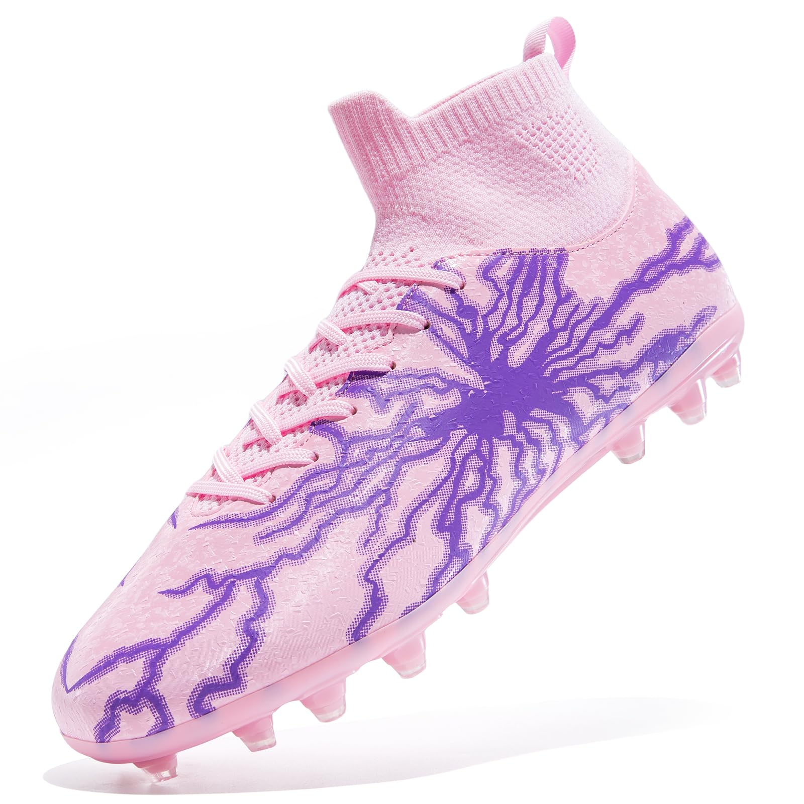 Kids Soccer Cleats Boys Girls Turf Training Football Cleats