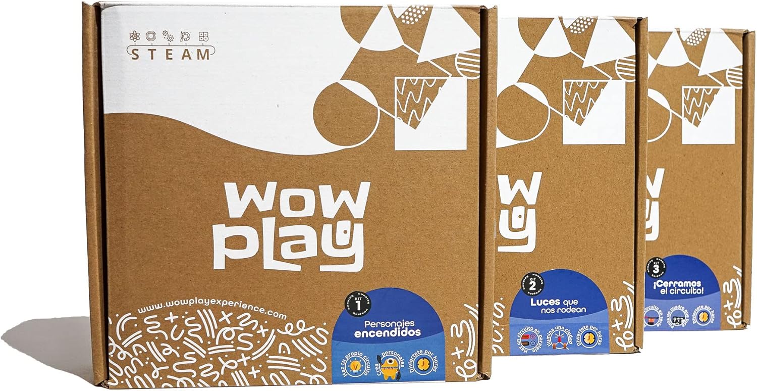 WoWplay | Pack Circuito Eléctrico | Juguete Educativo | Kit Steam | 5-8 Años