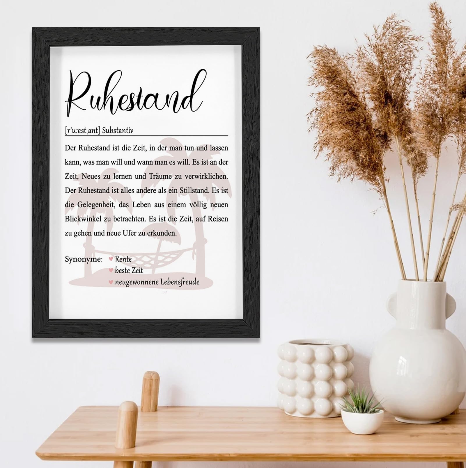 Cornice Per Foto 10x15 Cm – Regalo Di Pensionamento Con Design Elegante, In Legno E Stampa UV - 4