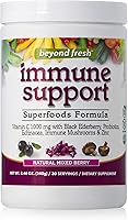 Vista 1 de Beyond Fresh Immune Support, fórmula de superalimentos, potentes antioxidantes, sabor natural de bayas mixtas, 8.46 onzas