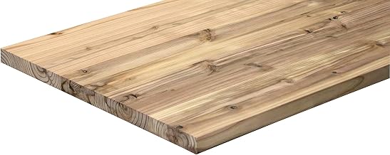 WOODPRO Domestic Cedar (New Material/Width Spliced Material) Thickness 24mm x Board Width (Depth) 450mm x Length 900mm Unpainted Shelf Board Material Order Thickness 2.4cm Depth 45cm Length 90cm