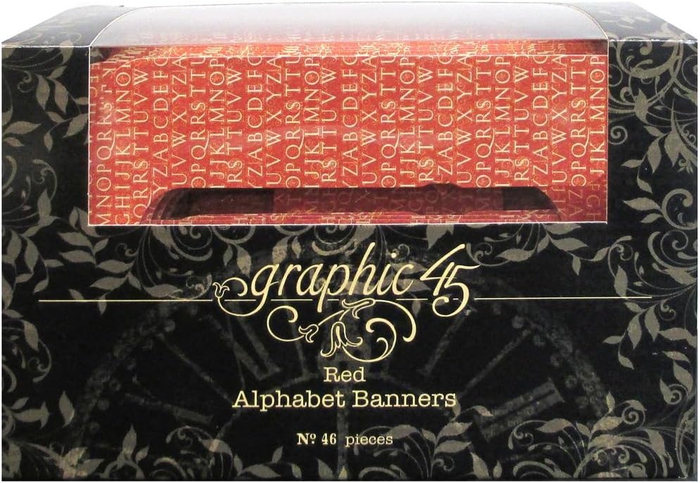 Graphic 45 4501270 Alpha Kraft Banner