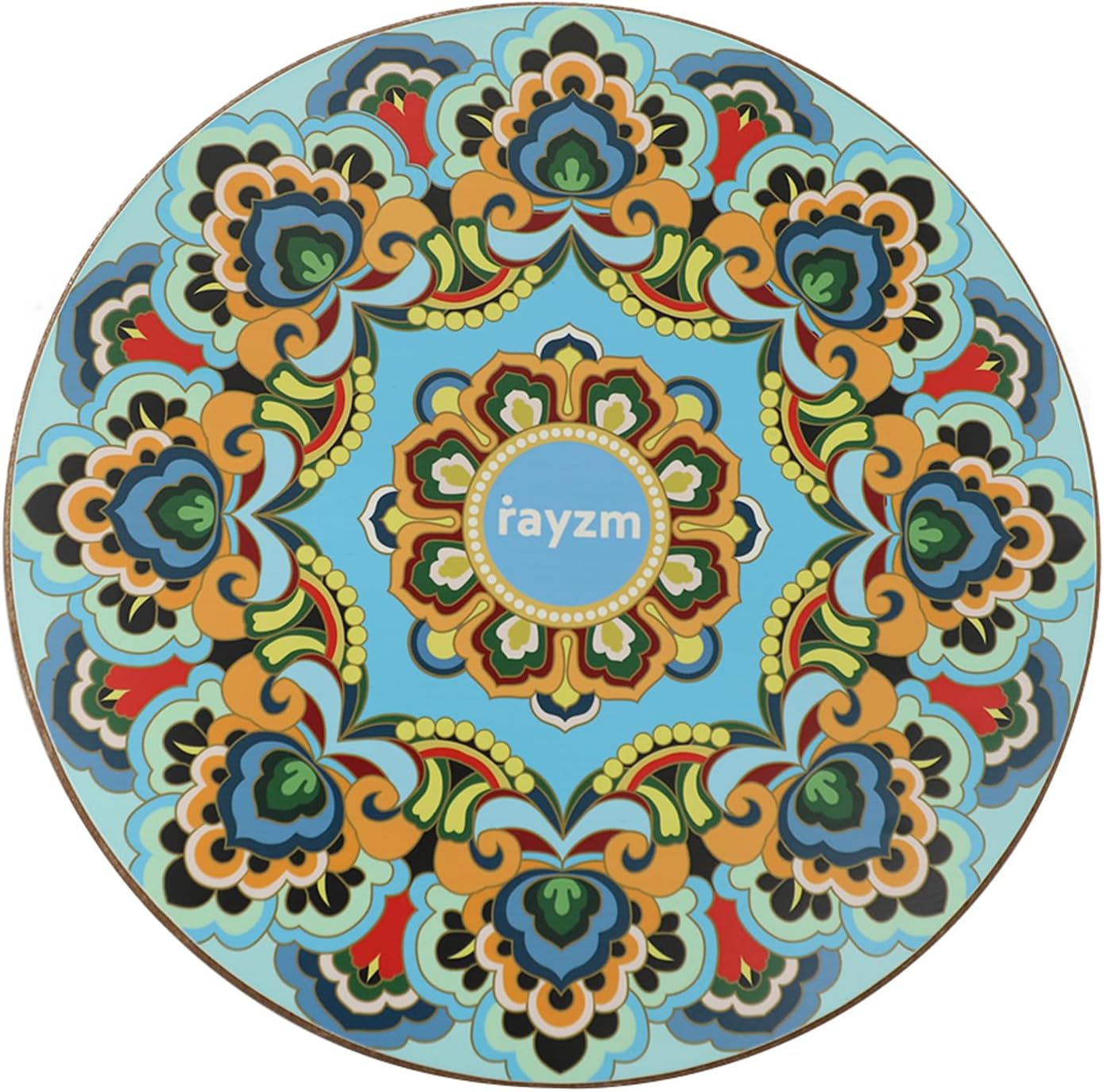 rayzm Stream Drum, 7-Inch Birch Handheld Water Flow Stream Drum for Sound Healing, Meditation, Relaxation, Music Therapy & Percussion Gift
