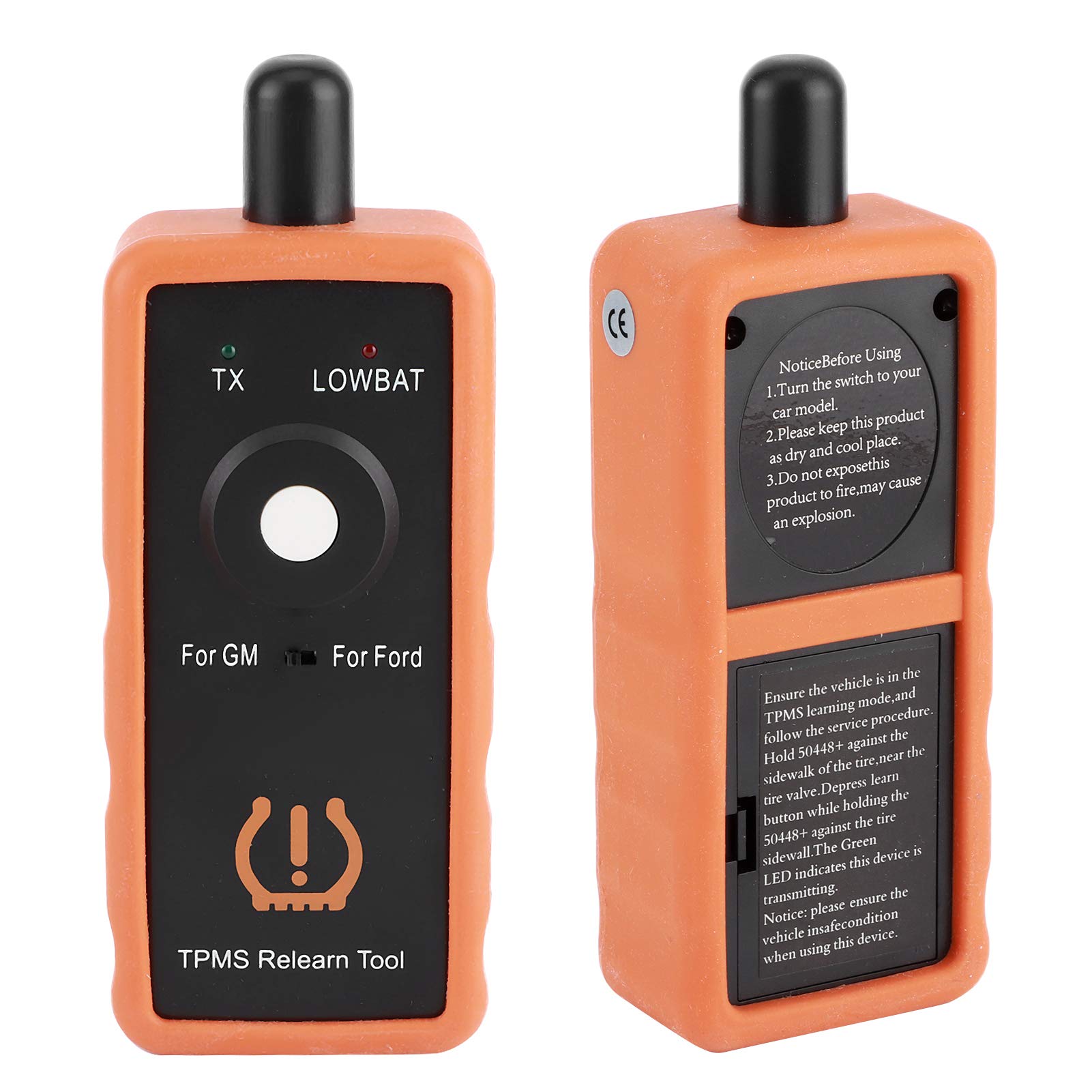 Aramox Narzędzie do resetowania TPMS, narzędzie do resetowania TPMS 50448 Przenośna maszyna do aktywacji monitora ciśnienia w oponach 2 w 1 dla serii GM