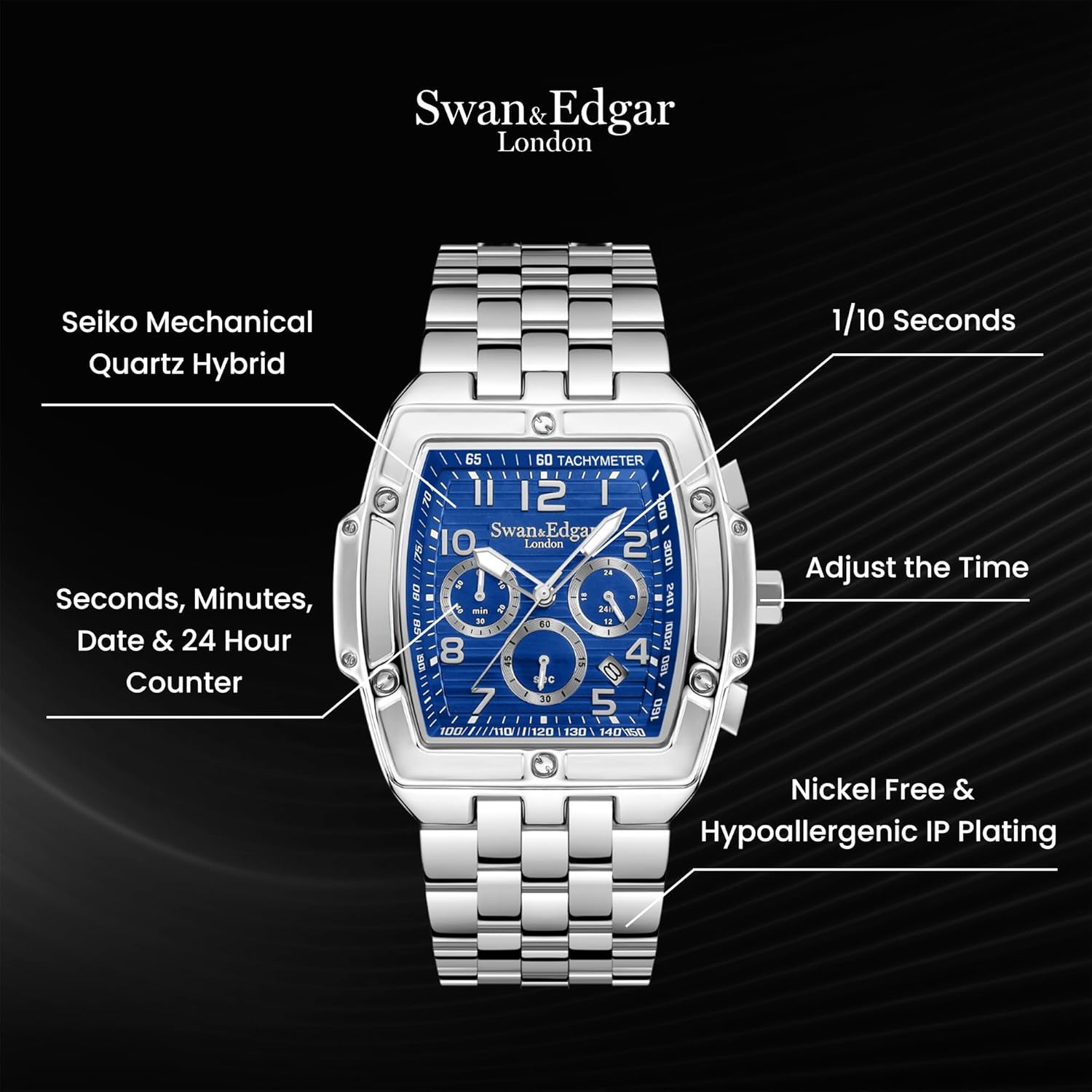 Swan Edgar Ambassador Mechaquartz Chronograph Jamaica Ubuy