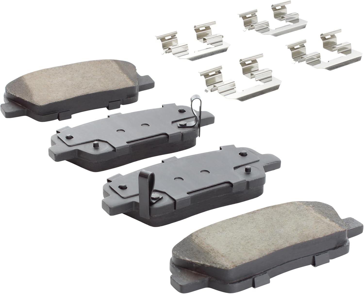 QUALITY-BUILT Rear Semi-Metallic Brake Pads, Premium 1001-1284M, Compatible with 2007-2017 Hyundai/Kia (Borrego,Entourage,Genesis,Genesis Coupe,K900,Sedona)