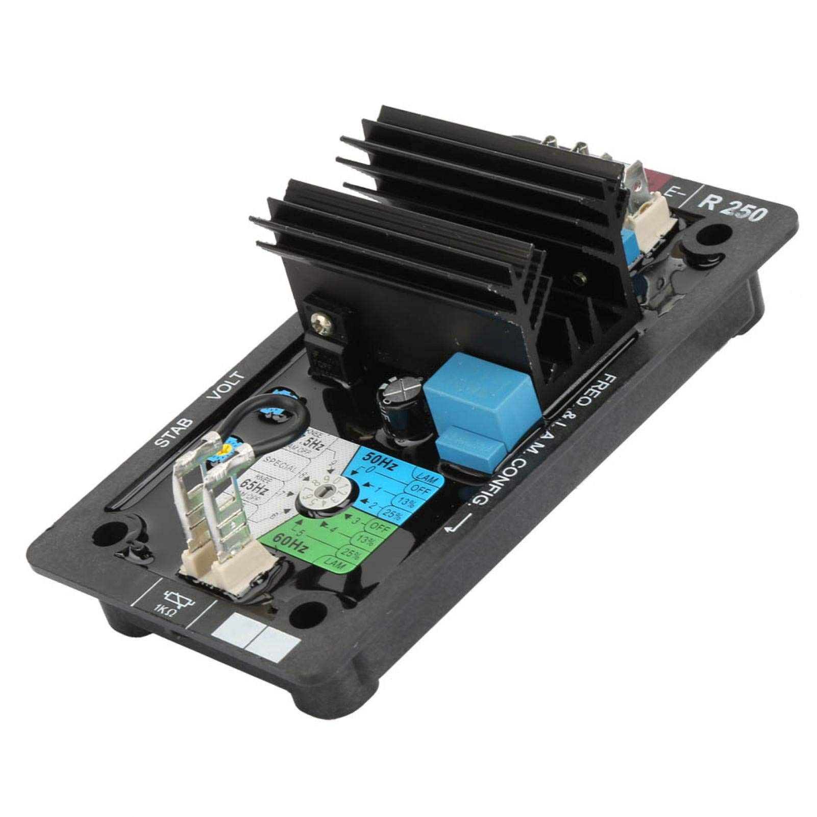 Spannungsregler R250 AVR Auto Spannungsregler Bürstenloses -Generierungssystem Set Zubehör