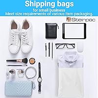 Vista 8 de Sobres de polietileno de 9 x 12 pulgadas Paquete de 50 Sobres de paquete autosellantes, bolsas de envío fuertes resistentes al desgarro