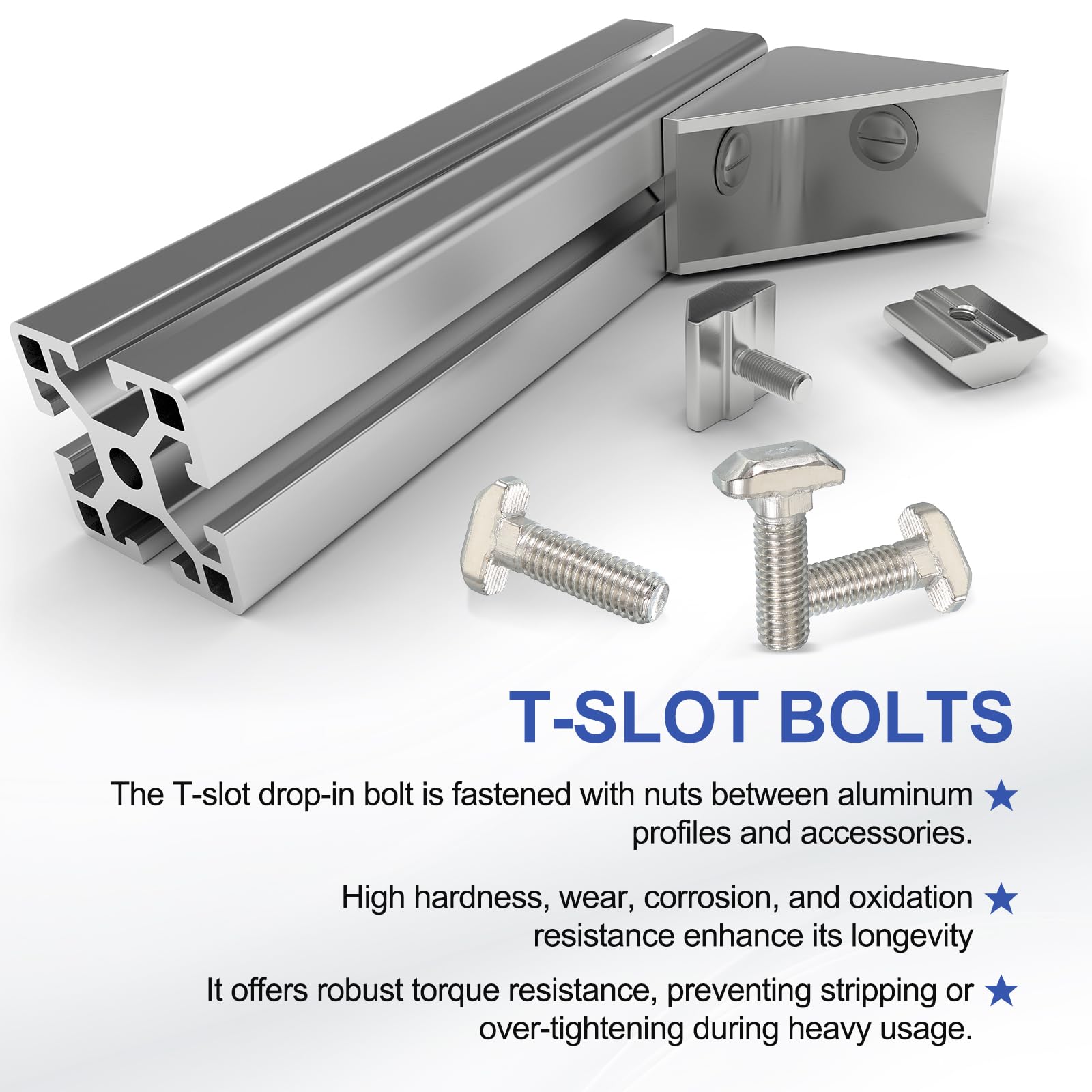 PATIKIL M8 x 18 mm T-Slot Bolts - Image 4