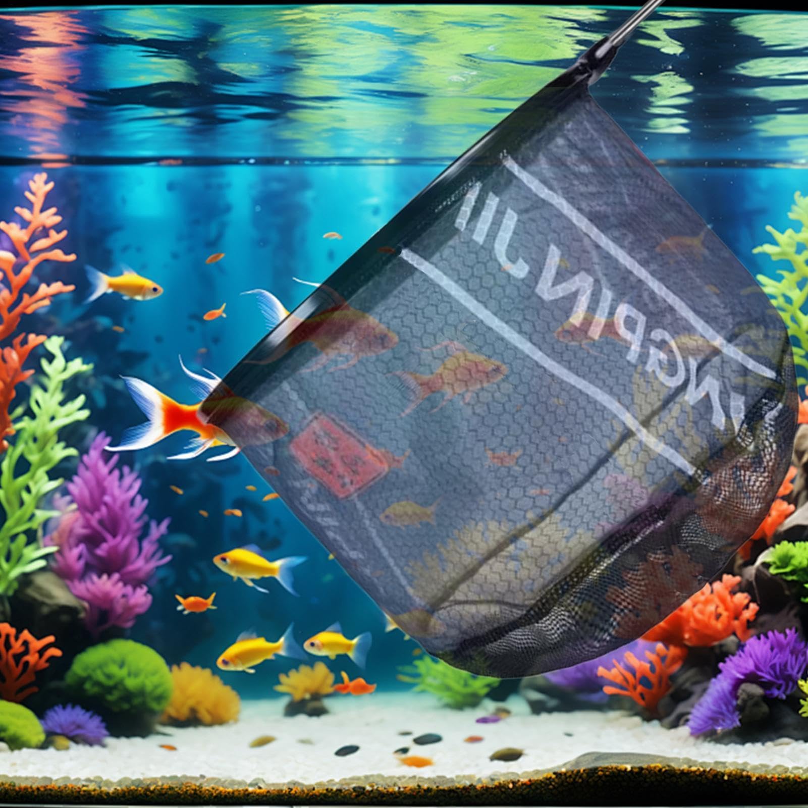 Redes de pesca para pesca – Pesca multifuncional de alta resistencia | red de aterrizaje ligera y grande, red de pesca portátil para pesca en hielo