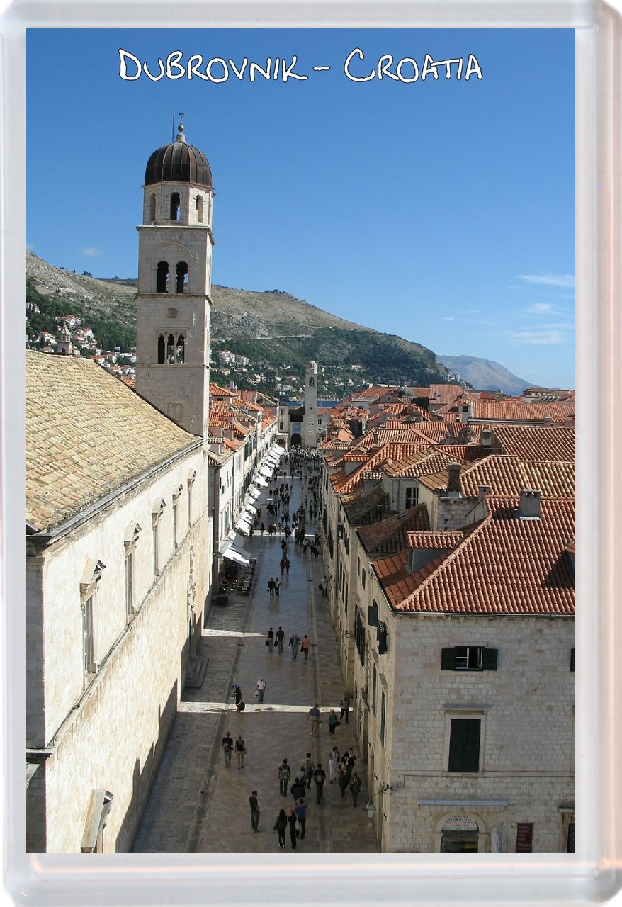Baked Bean Store Dubrovnik - Croatia - Jumbo Fridge Magnet